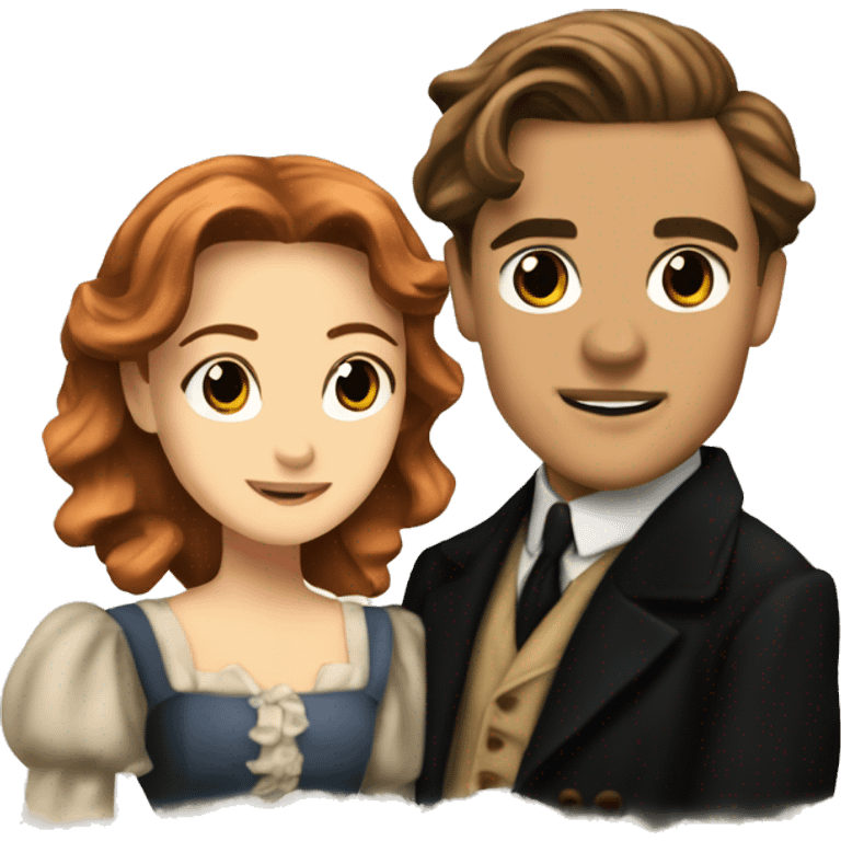 jack dawson and rose from titanic emoji