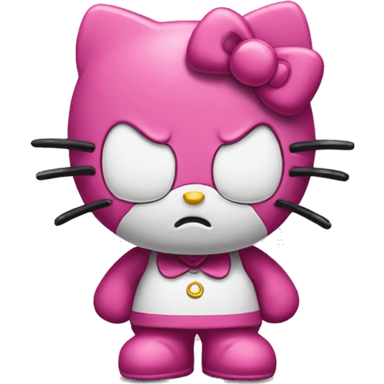 Angry hello kitty  emoji