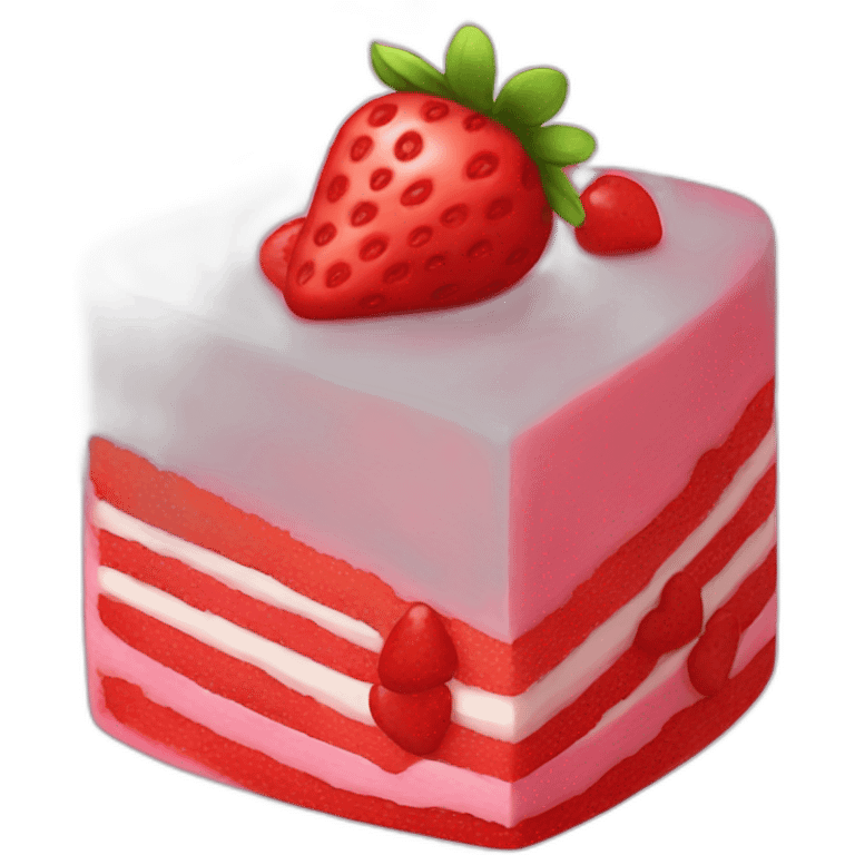 Strawberry Cake emoji