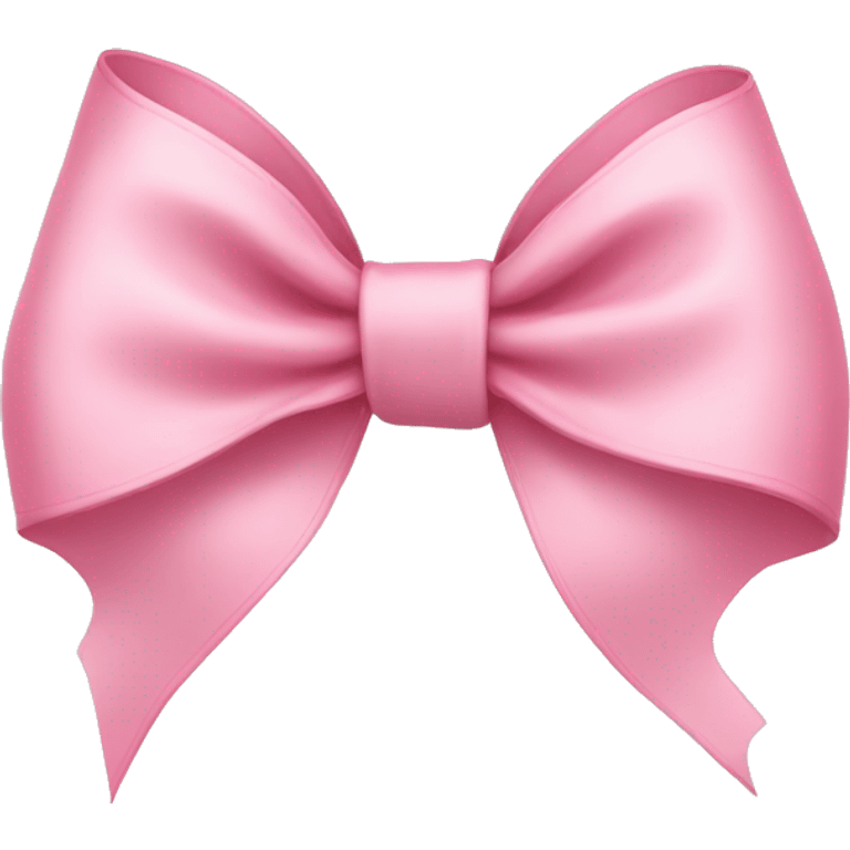 light pink ribbon bow emoji