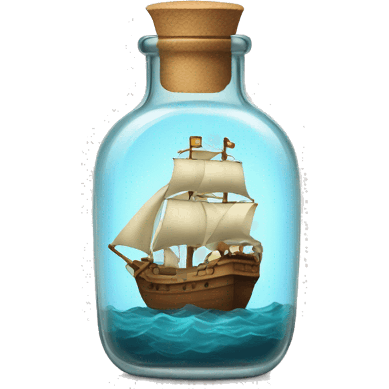 Ship in a bottle emoji