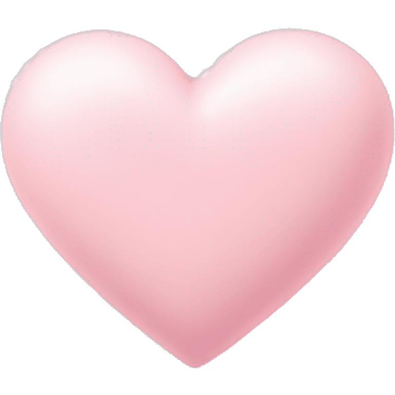 Pastel pink heart emoji