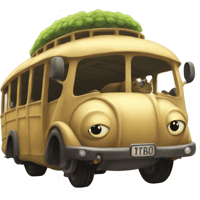 Catbus from My Neighbor Totoro emoji