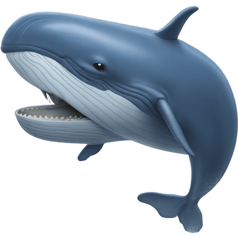 Blue whale emoji