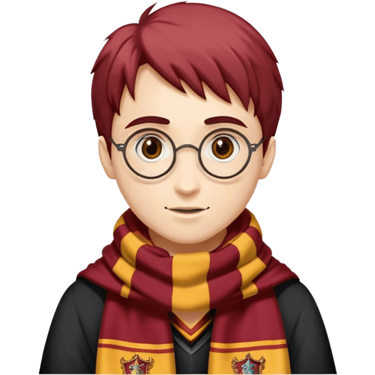 Harry Potter griffendor scarf ￼ emoji