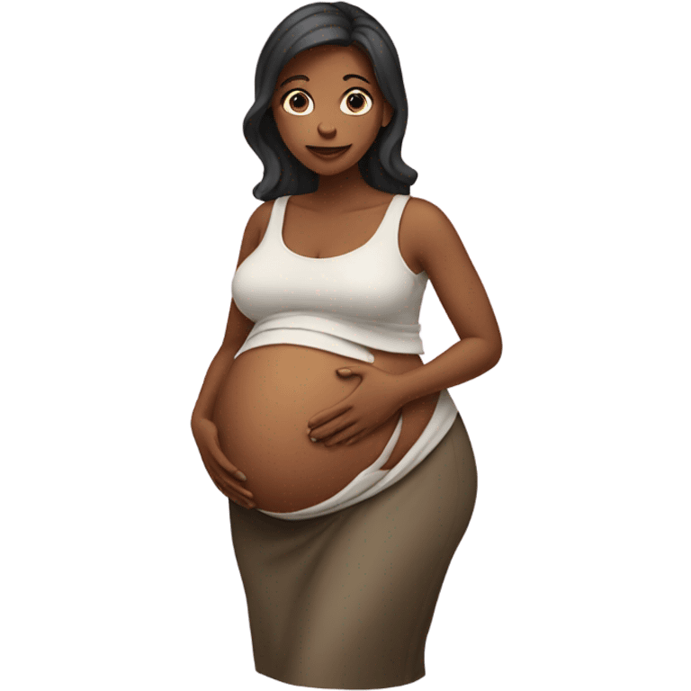 woman pregnant  emoji