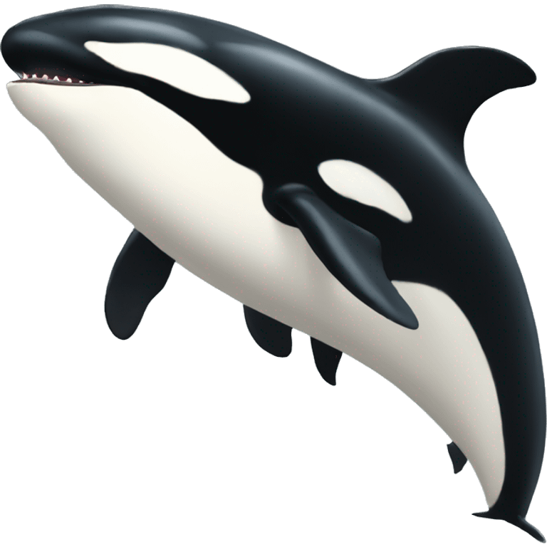 Orca drawing emoji