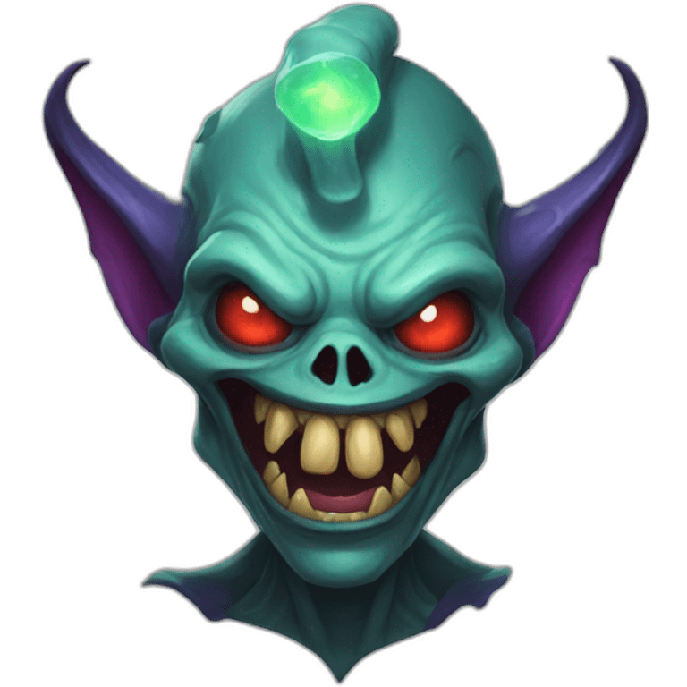 Demonic Alien character inspired by Hearthstone  emoji