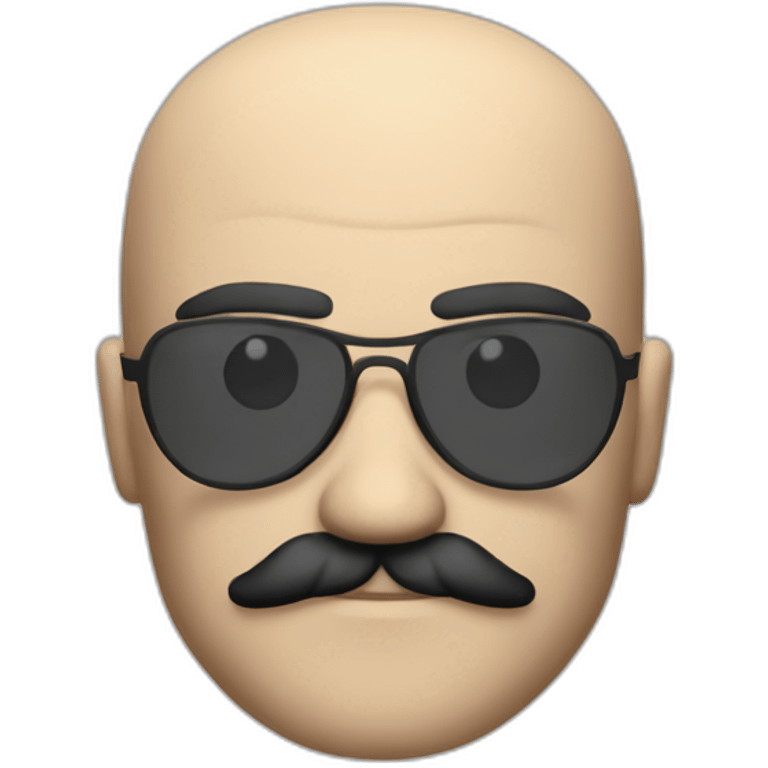 Agent 47 with mustach emoji