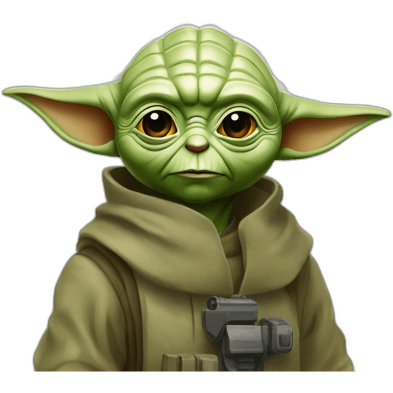 Yoda general Ukraine army shevron  emoji