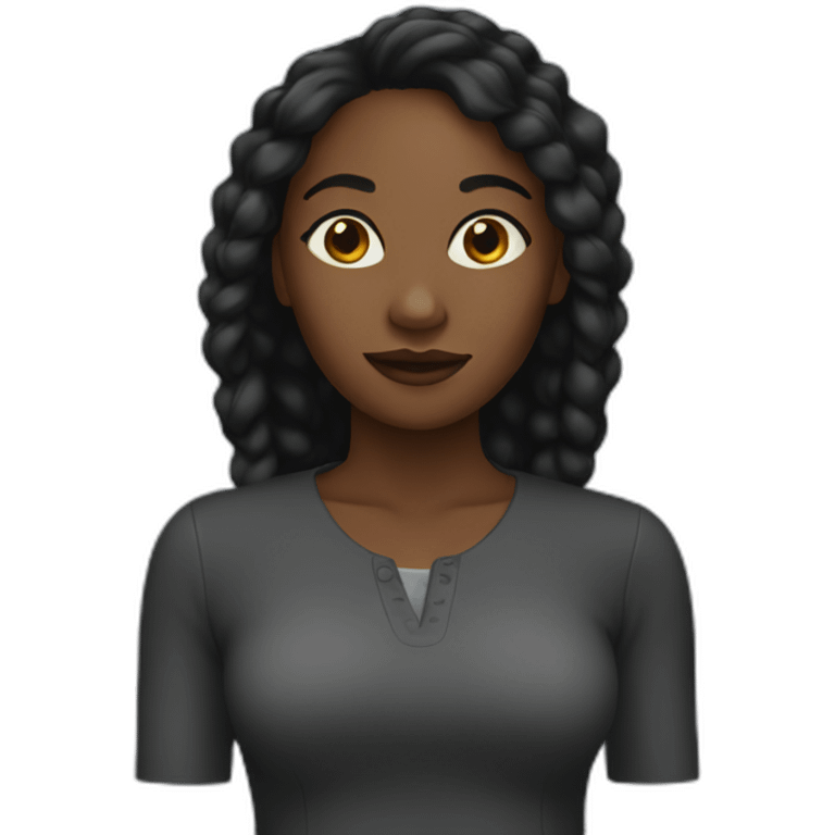 black woman emoji