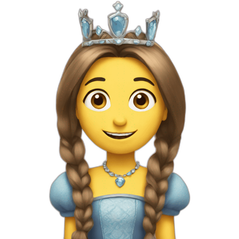 minion happy princess  emoji