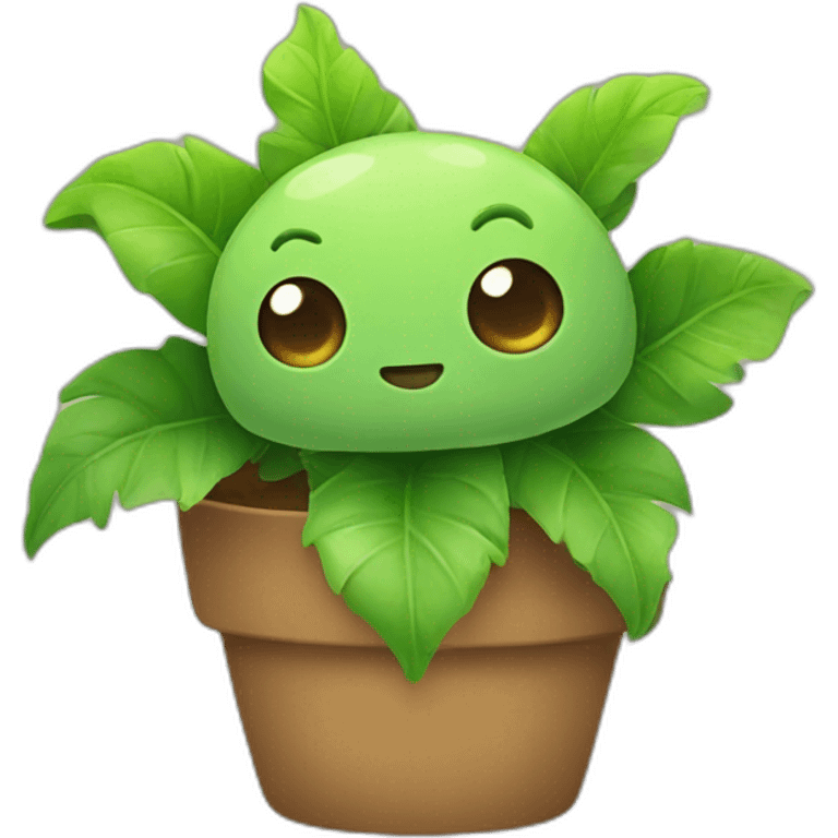 cute plant creature emoji