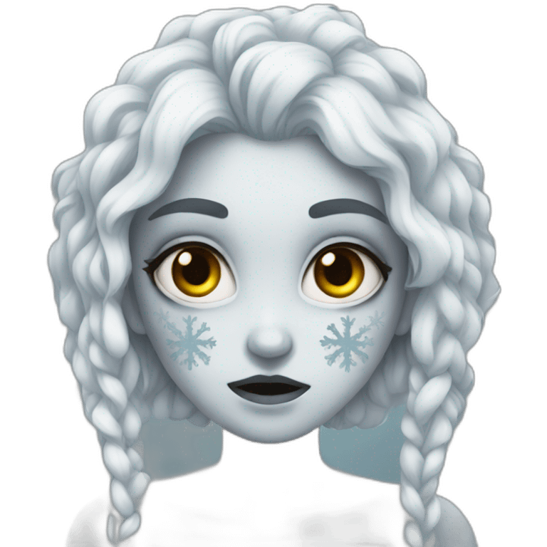 girl-Snowflake-zombie emoji