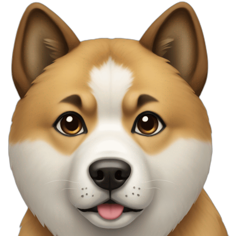 akita dog emoji