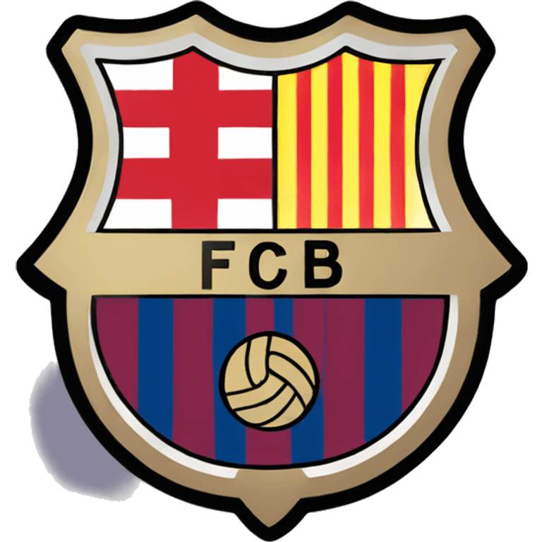 Fc Barcelona crest  emoji