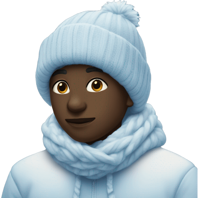 Winter blue aesthetic  emoji