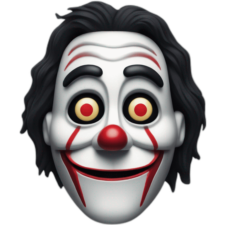 Billy the puppet from saw film emoji