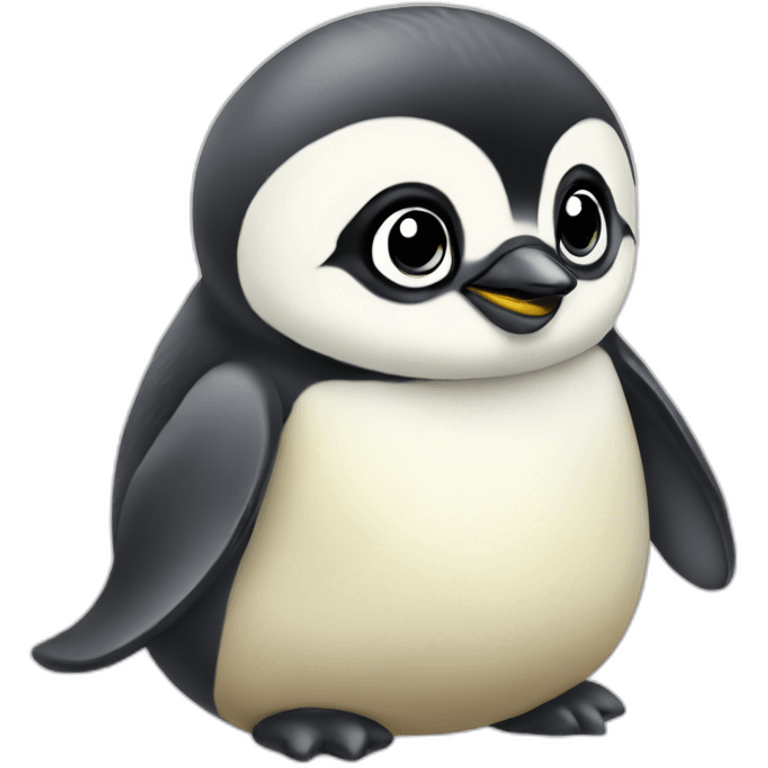 emperor penguin baby emoji