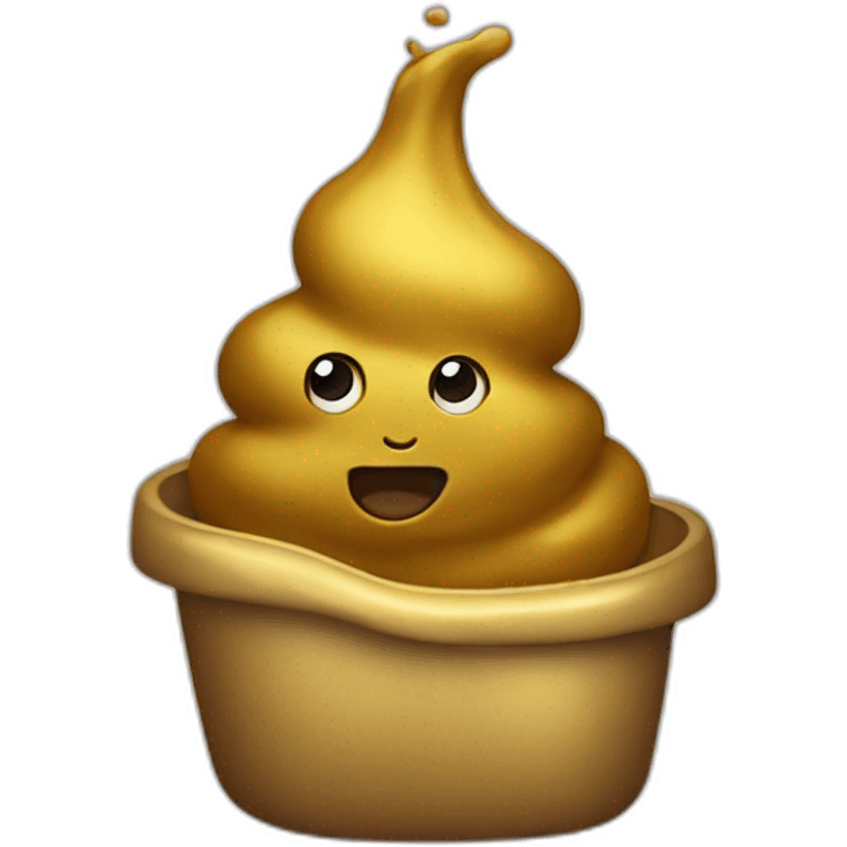 gold-poop emoji