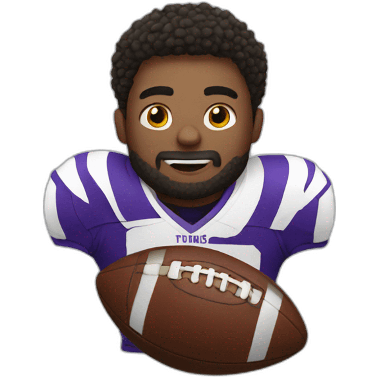 crazy football player emoji