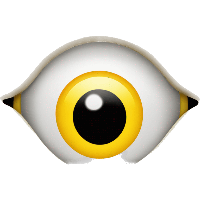 A yellow common emoji with open O mouth  with these eyes looking up emoji