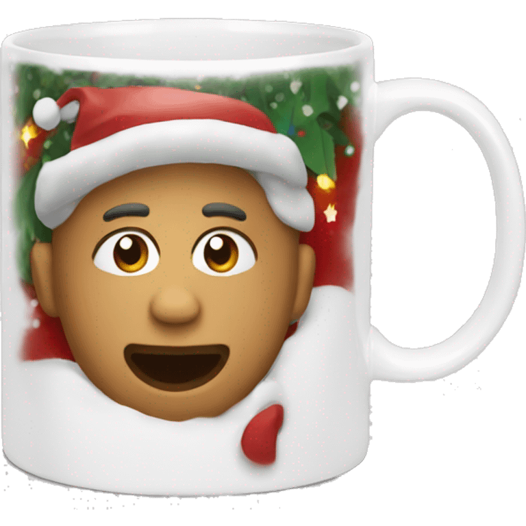 Christmas mug emoji