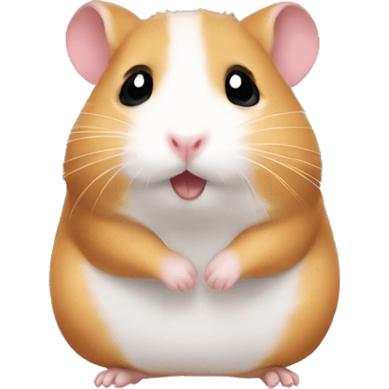 Im just a girl hamster emoji