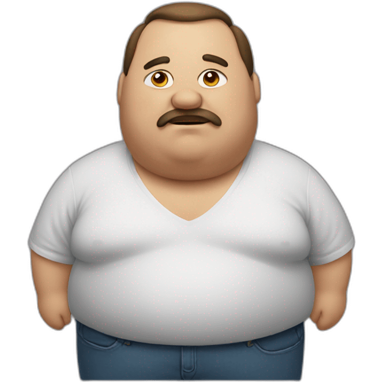 Fattest man on earth emoji