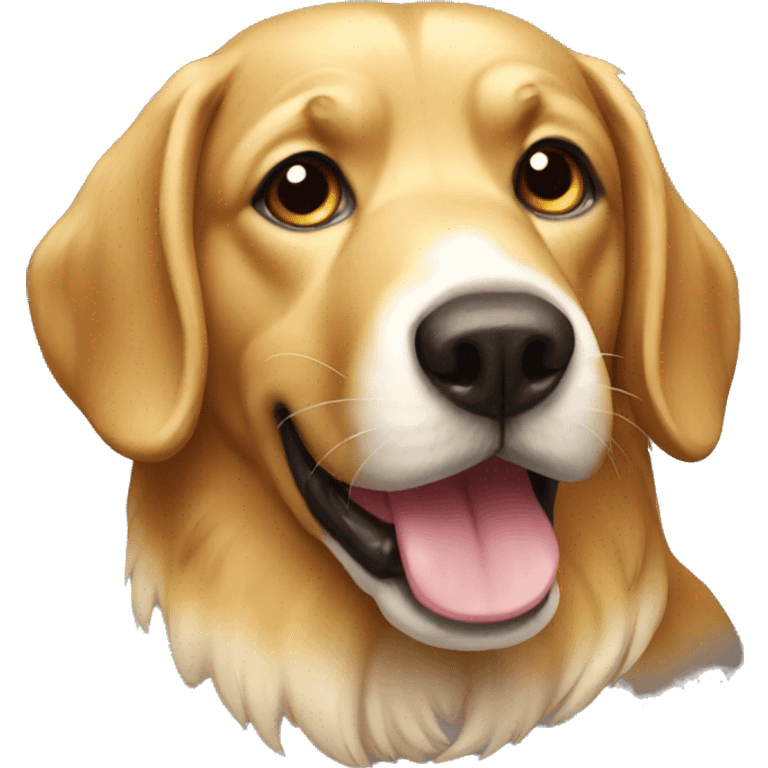 dog golden emoji