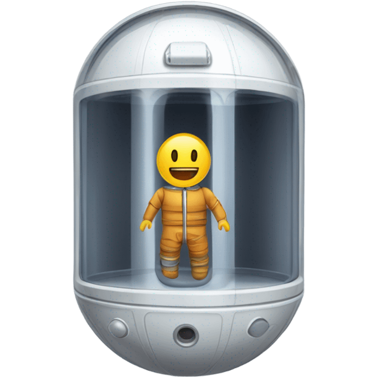 human body transparent space capsule empty emoji