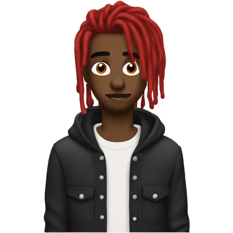 Playboi Carti with Red Dreadlocks emoji