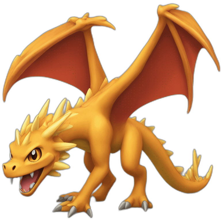 Dracofeu Pokémon emoji