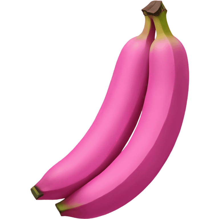 pink banana with 2 circles  emoji