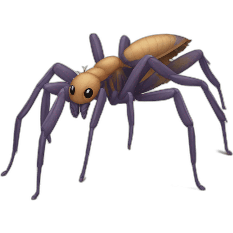 Furry mantis spider ant emoji