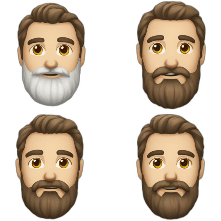 beard mustaches emoji