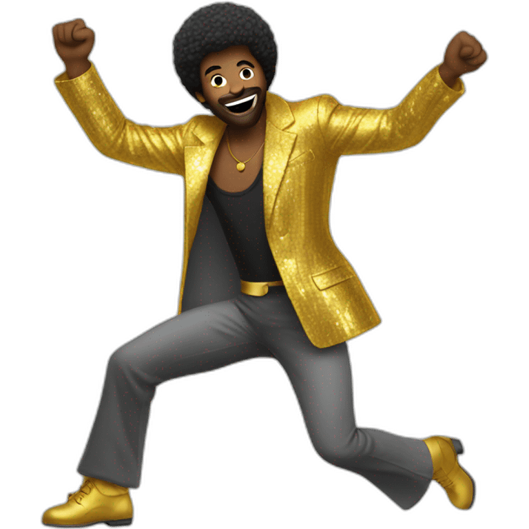 Disco man dancing emoji