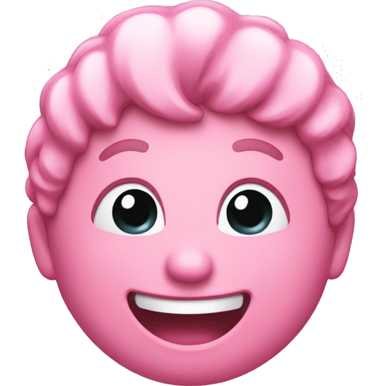 pink laughing emoji emoji