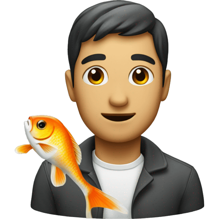 a customer with the memory of a goldfish emoji