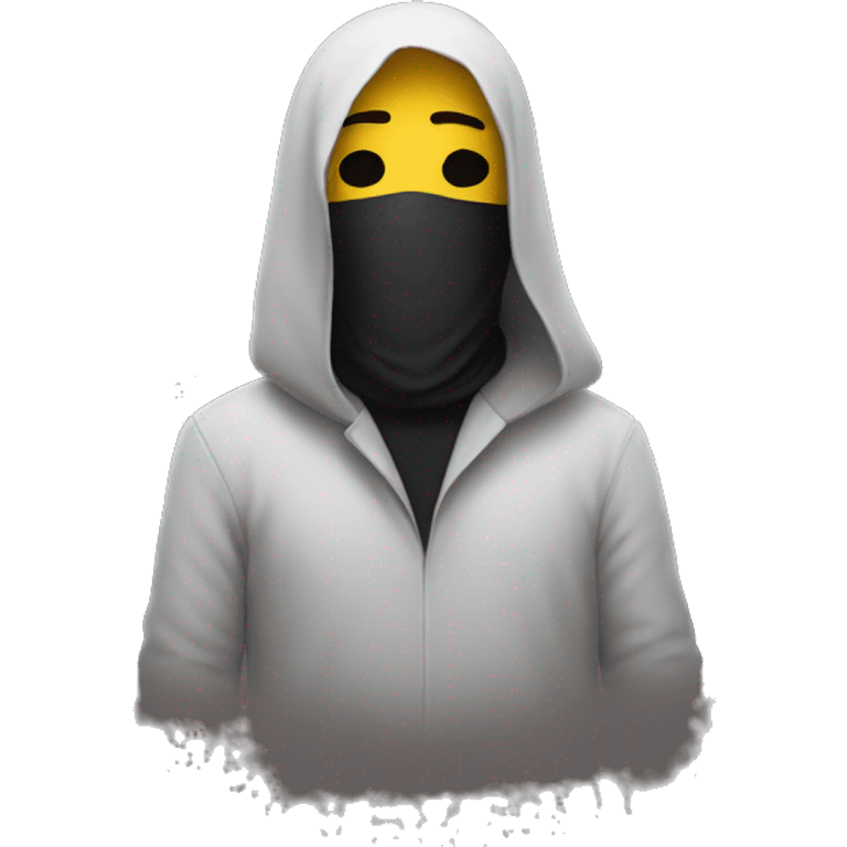 Mysterious man with no face emoji