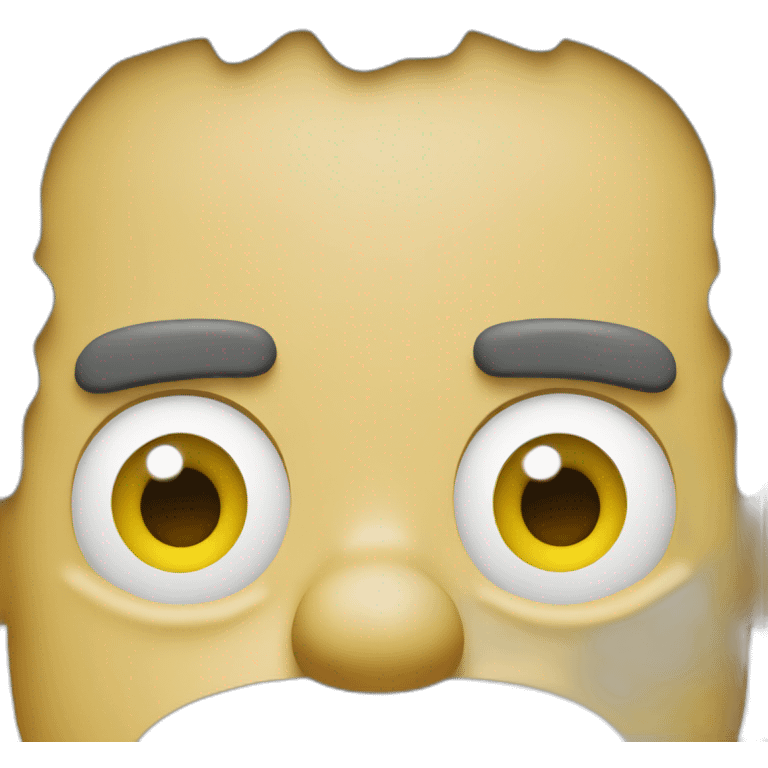 Bart simpson face emoji