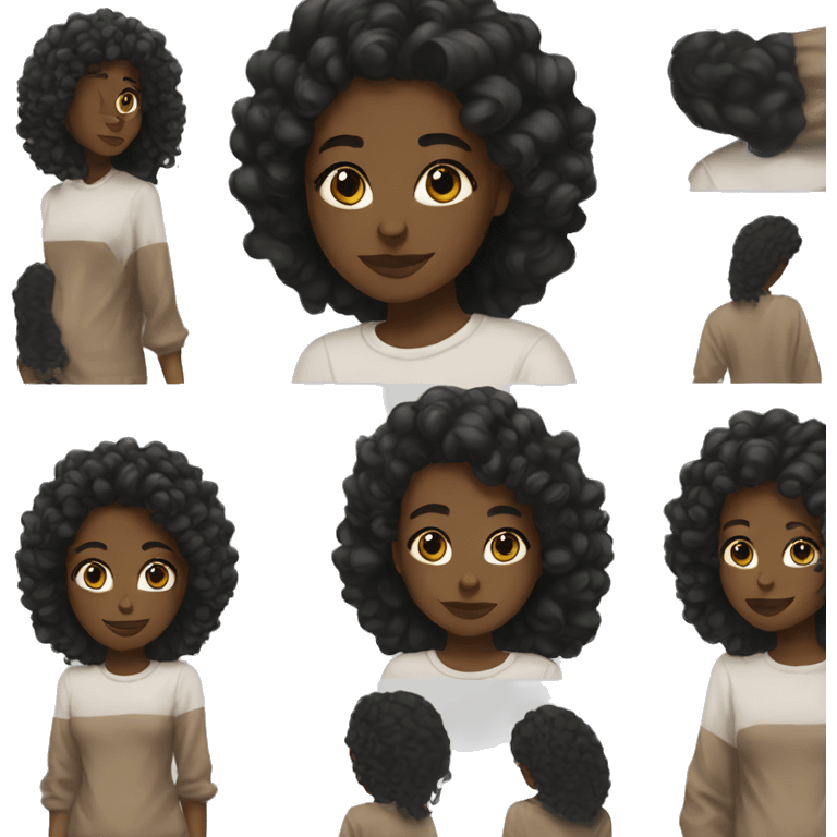 Clean black girl aesthetic  emoji