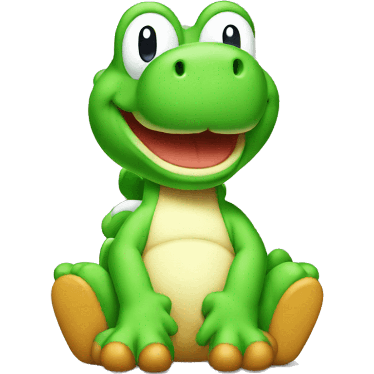 Baby yoshi from Mario emoji