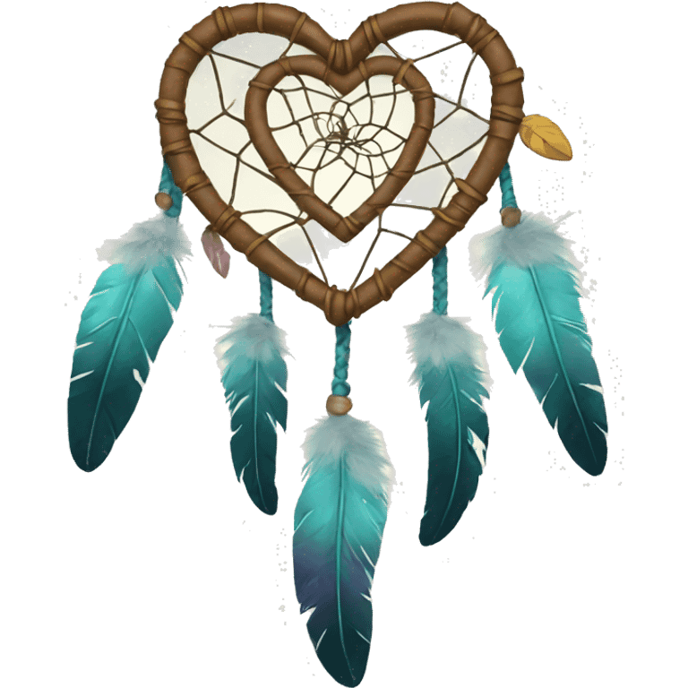 a heart dreamcatcher emoji