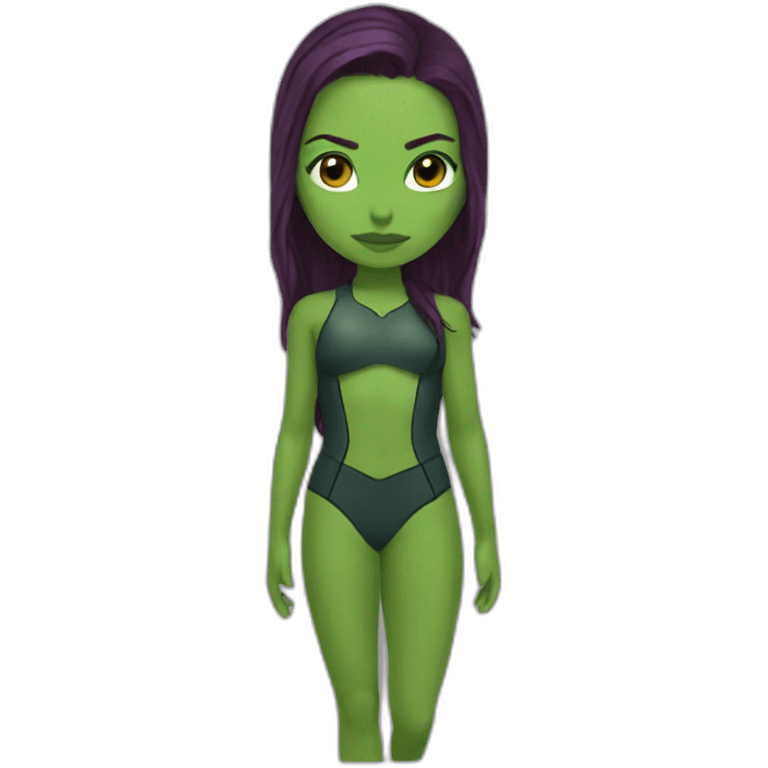 Gamora swim emoji