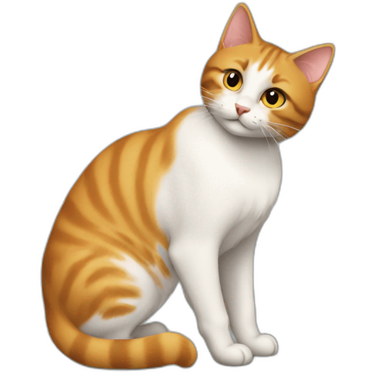 A cat tango emoji