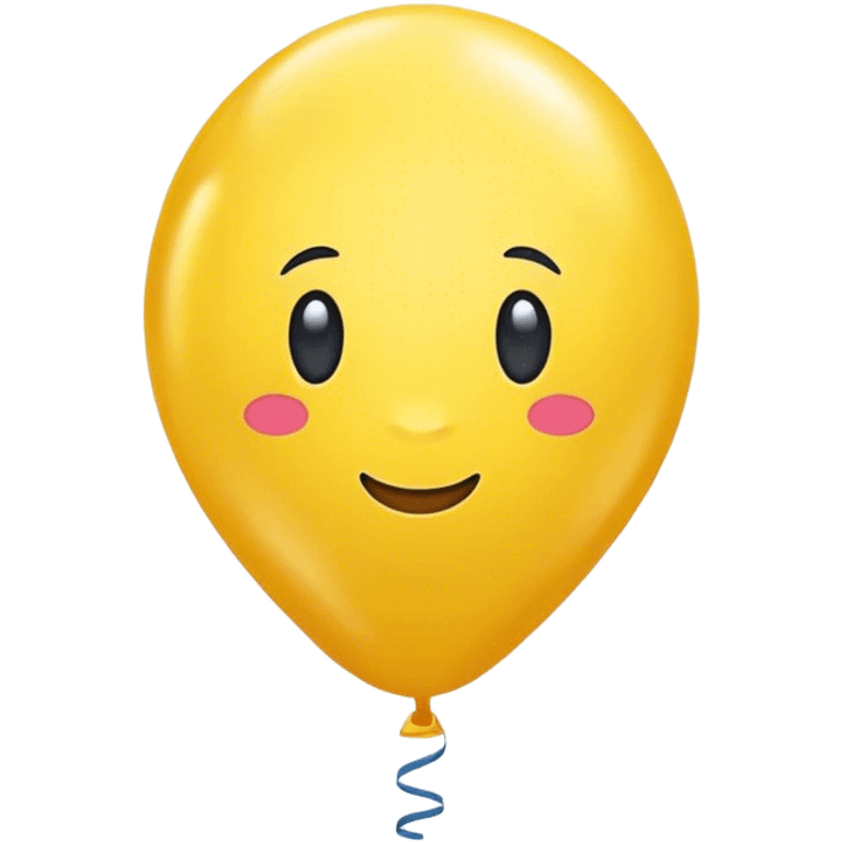 yellow balloon emoji