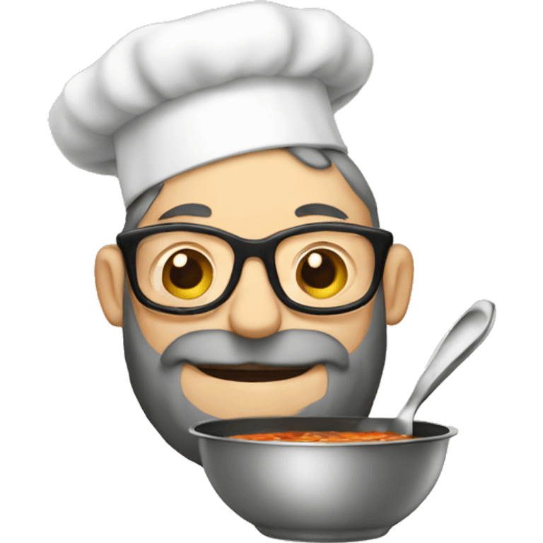 a rabbi cooking soup emoji