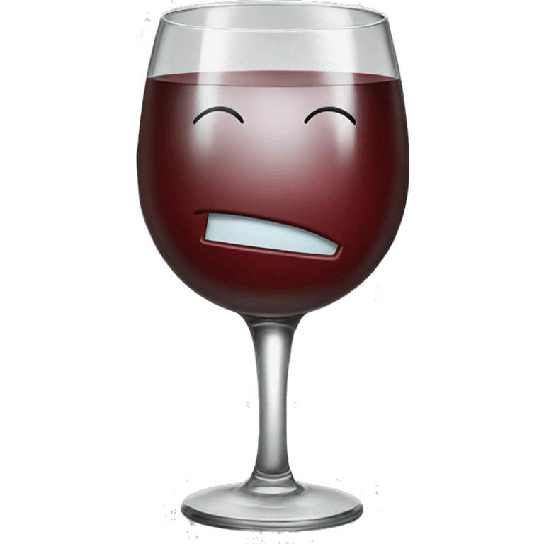 Auction of a glass of vine emoji