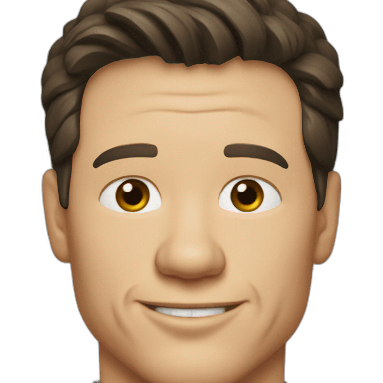 mark wahlberg cartoon wearing henley emoji